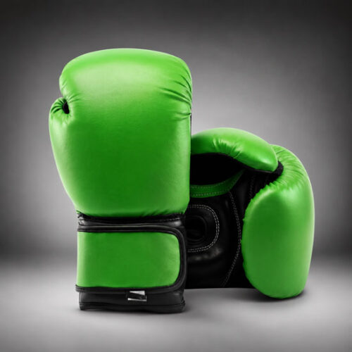 Kids Boxing Gloves, Boxing Gloves for Kids. Green and Black, Orange and Black Color